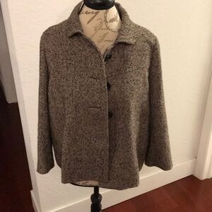 Michael Kors brown tweed jacket